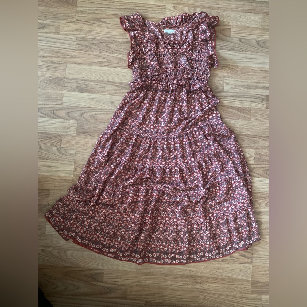 Floral Smocked Maxi Dress